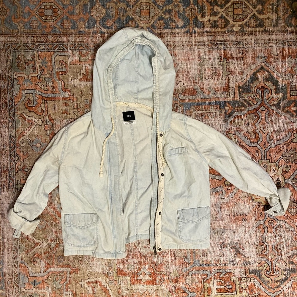 Light wash jean jacket